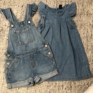 BABY GAP Jean Dress & Overalls
